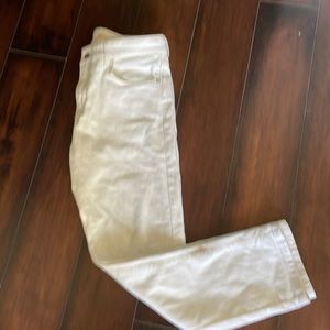 Slim white BF jeans 👖